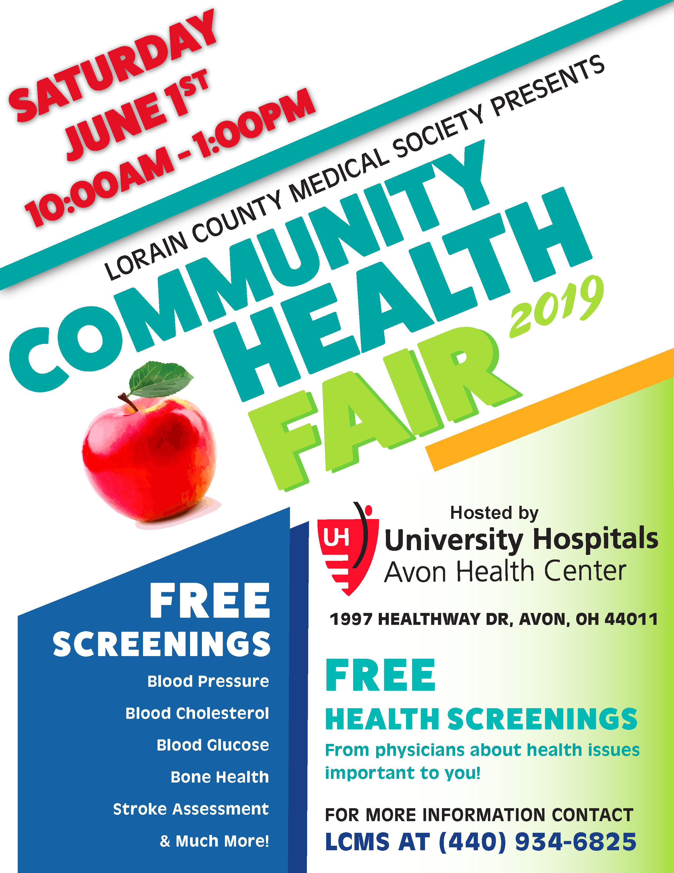 2019 Health Fair Flyer